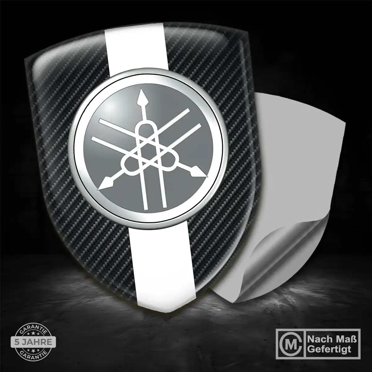 Yamaha Wappen Aufkleber Emblem Exterieurdesign