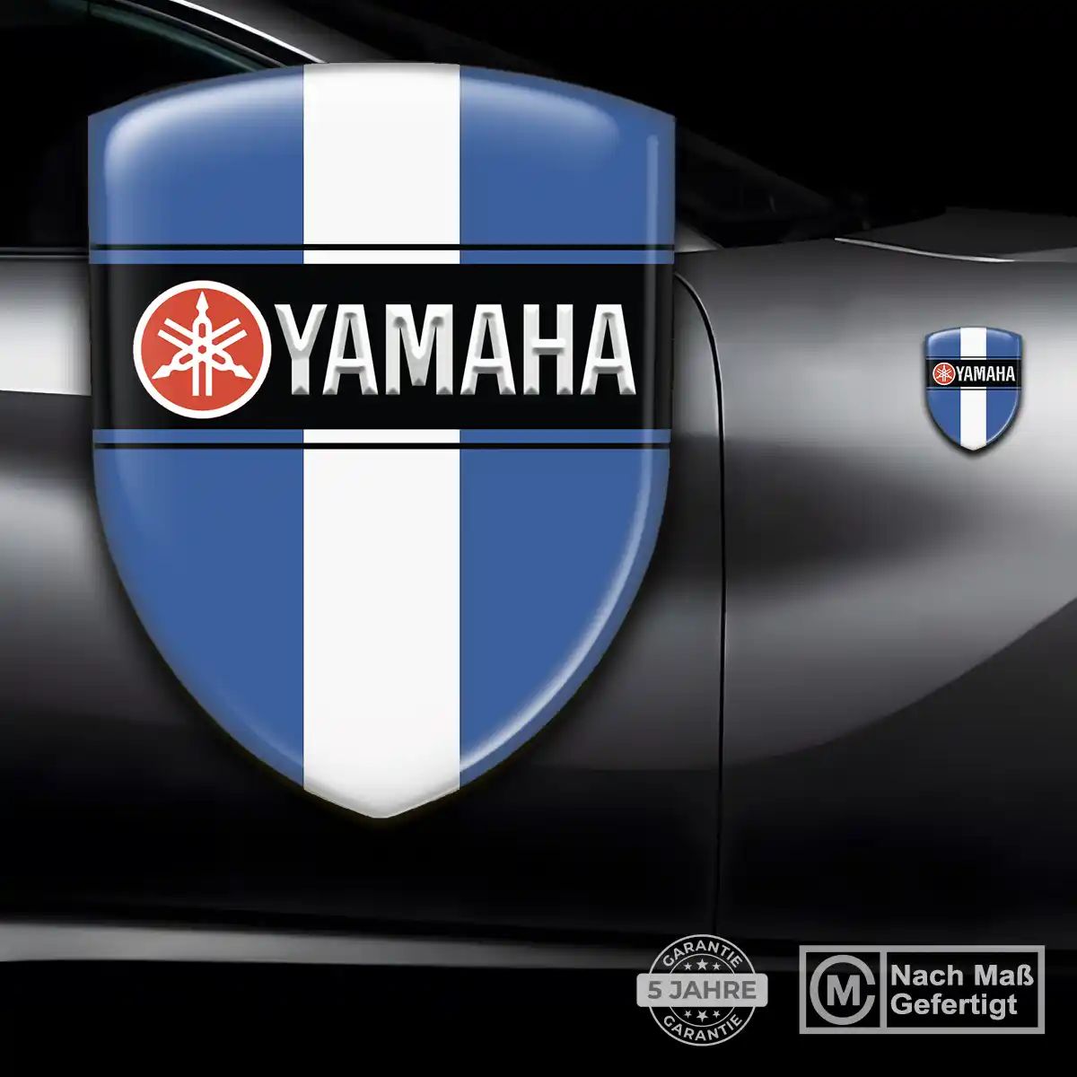 Yamaha Wappen Aufkleber Emblem Hohe Qualität