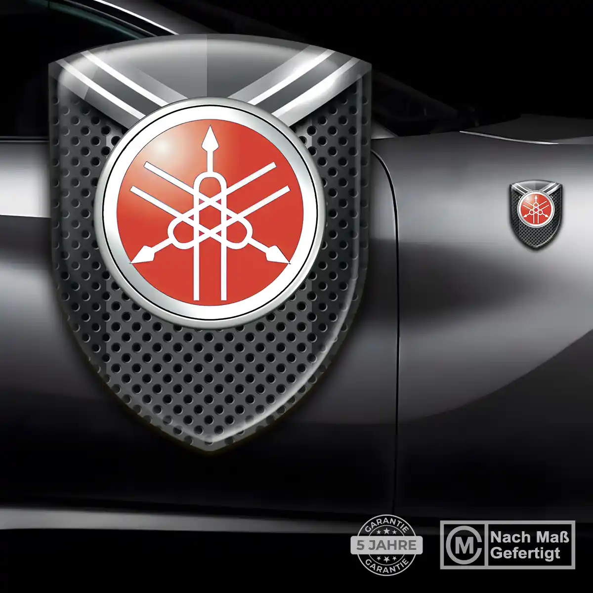 Yamaha Wappen Aufkleber Emblem Interieurdesign