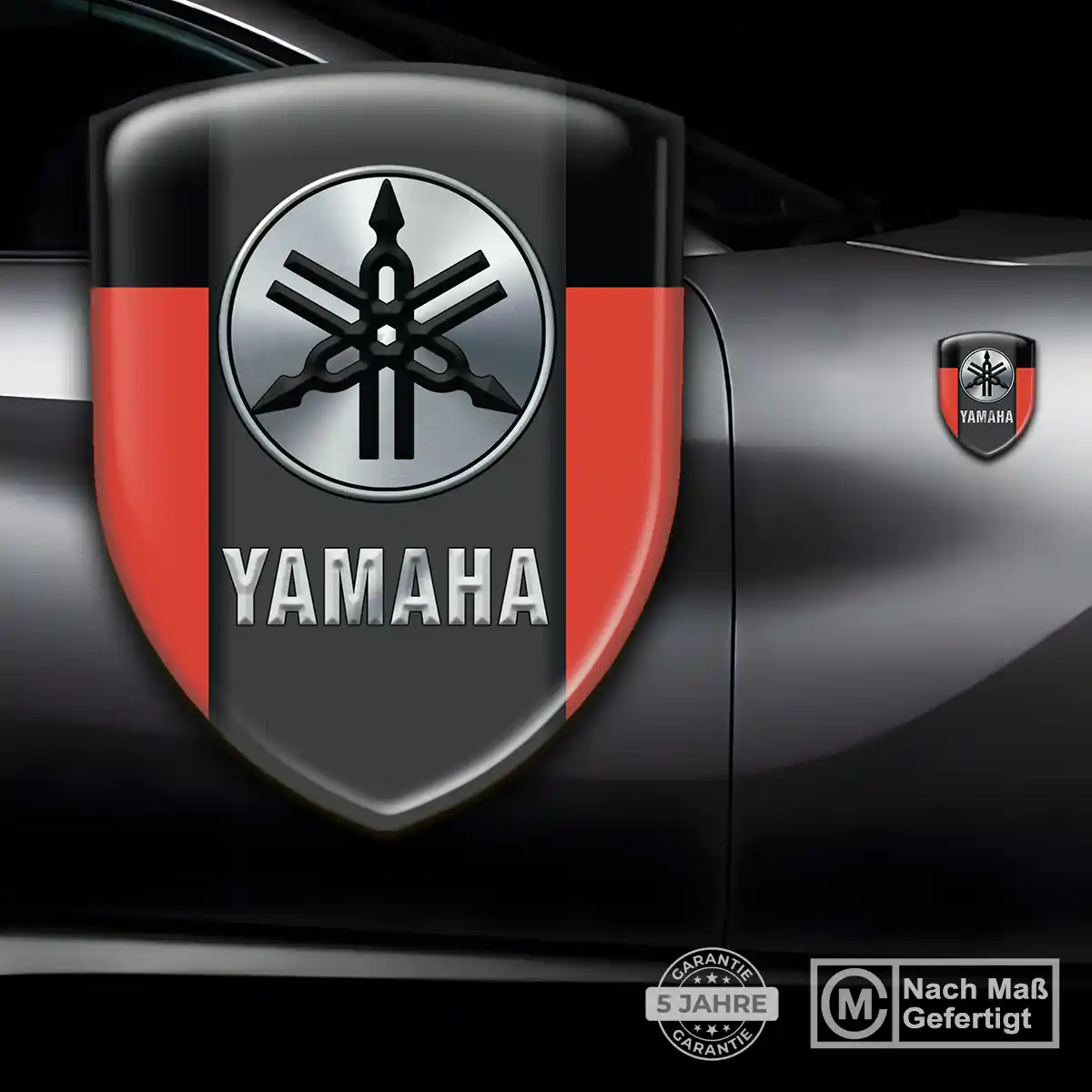 Yamaha Wappen Aufkleber Emblem Limitierte Auflage