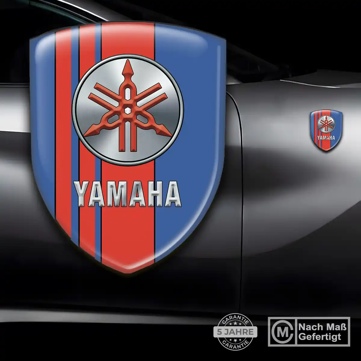 Yamaha Wappen Aufkleber Emblem Luxus-Edition