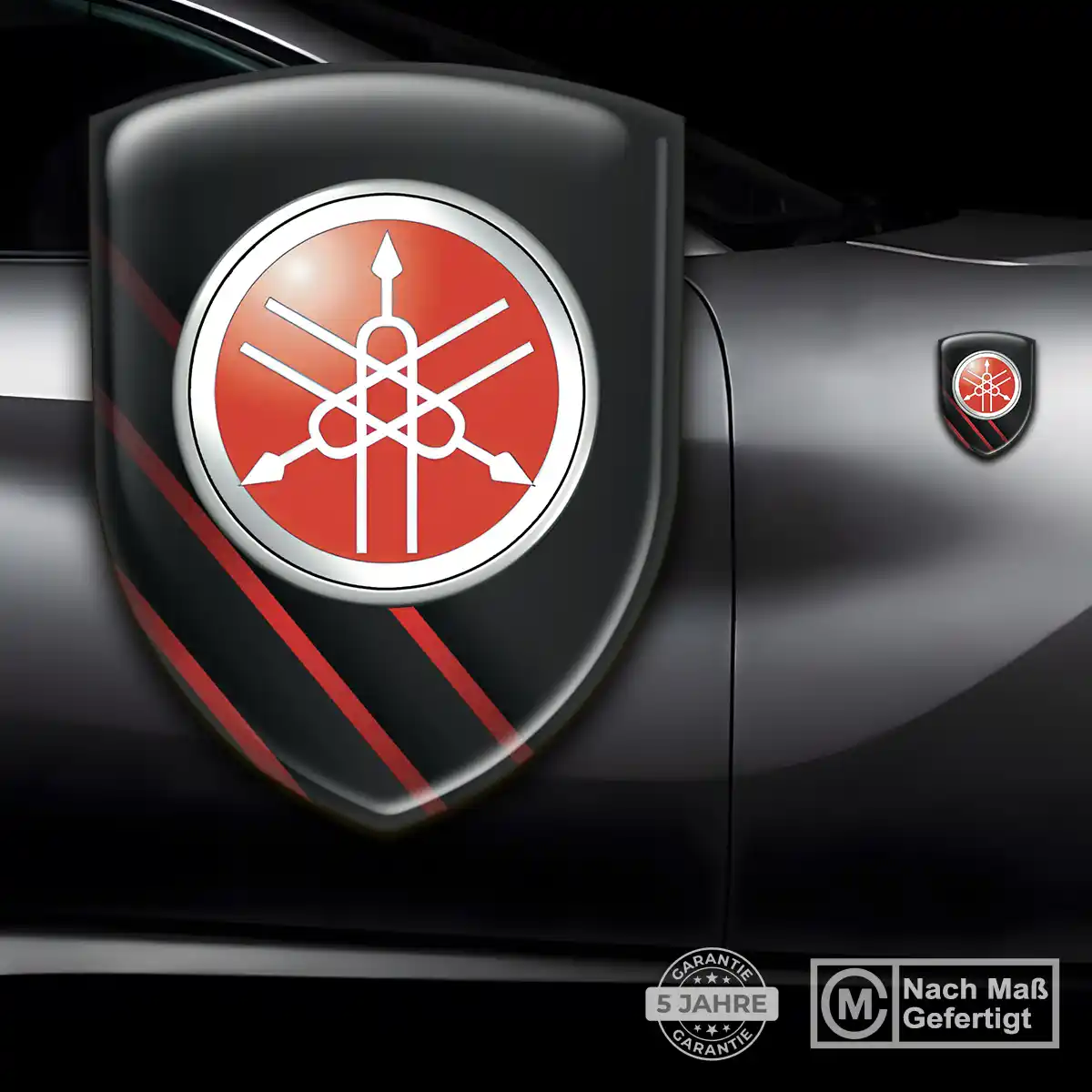 Yamaha Wappen Aufkleber Emblem Markenedition