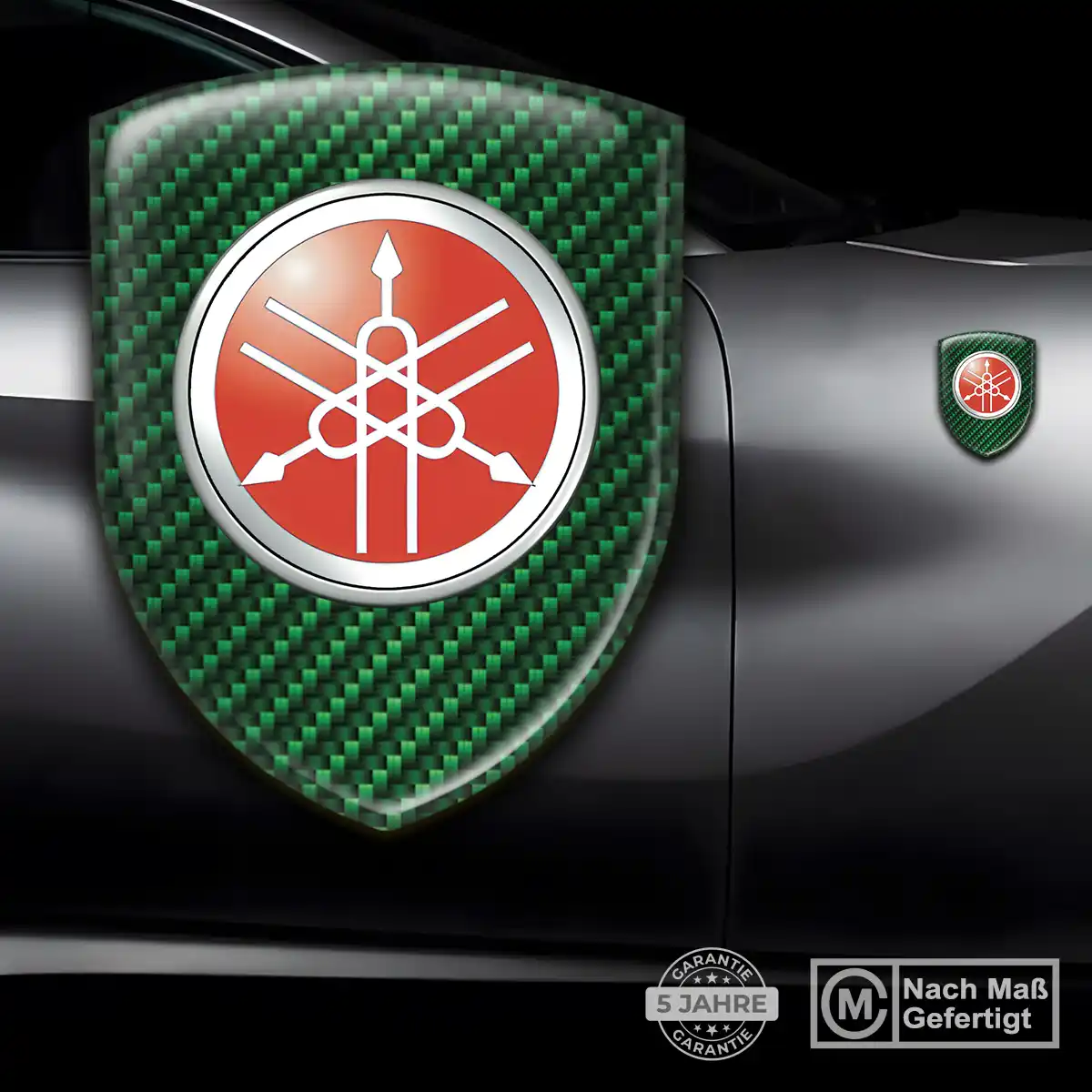 Yamaha Wappen Aufkleber Emblem Premium-Edition