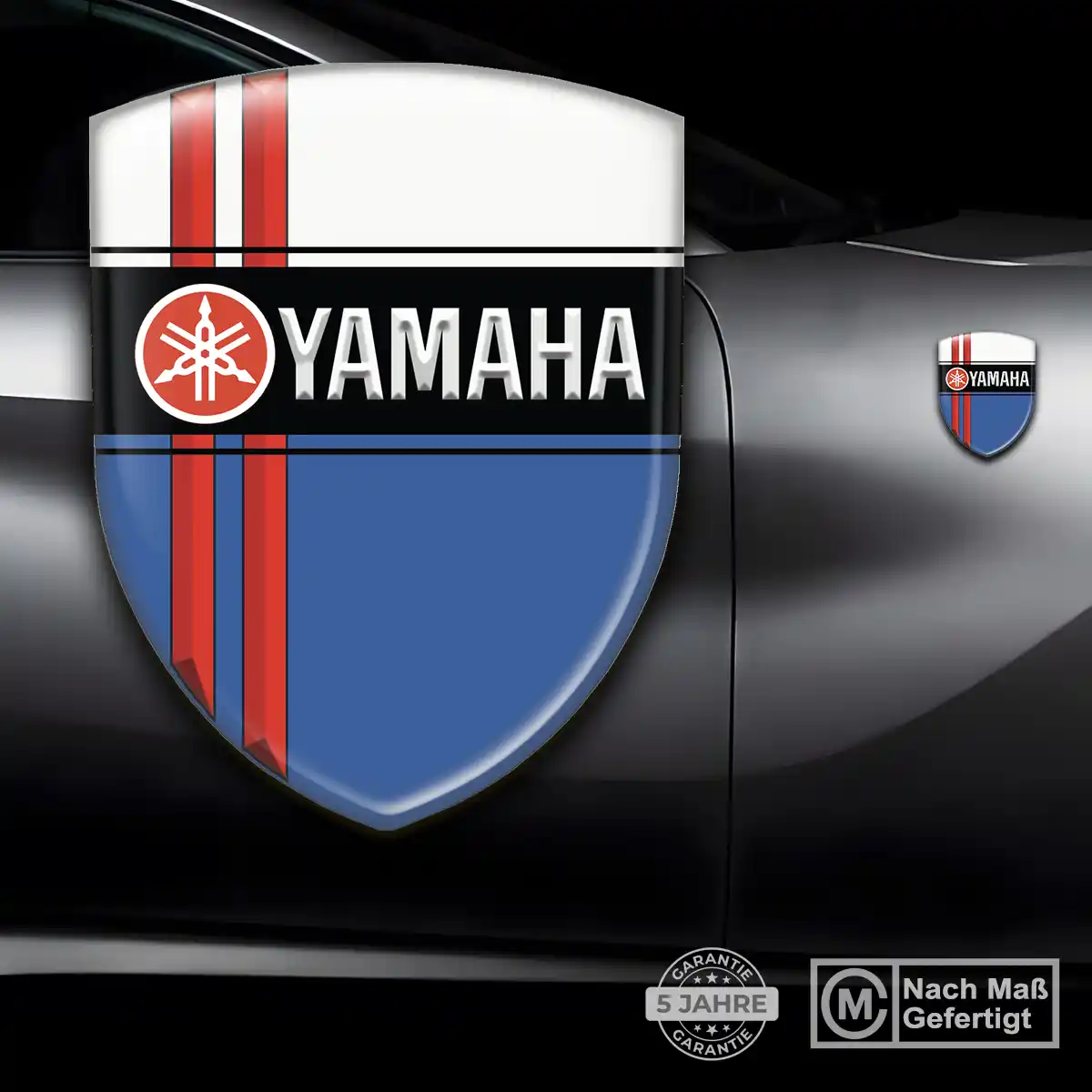 Yamaha Wappen Aufkleber Emblem Premiumqualität