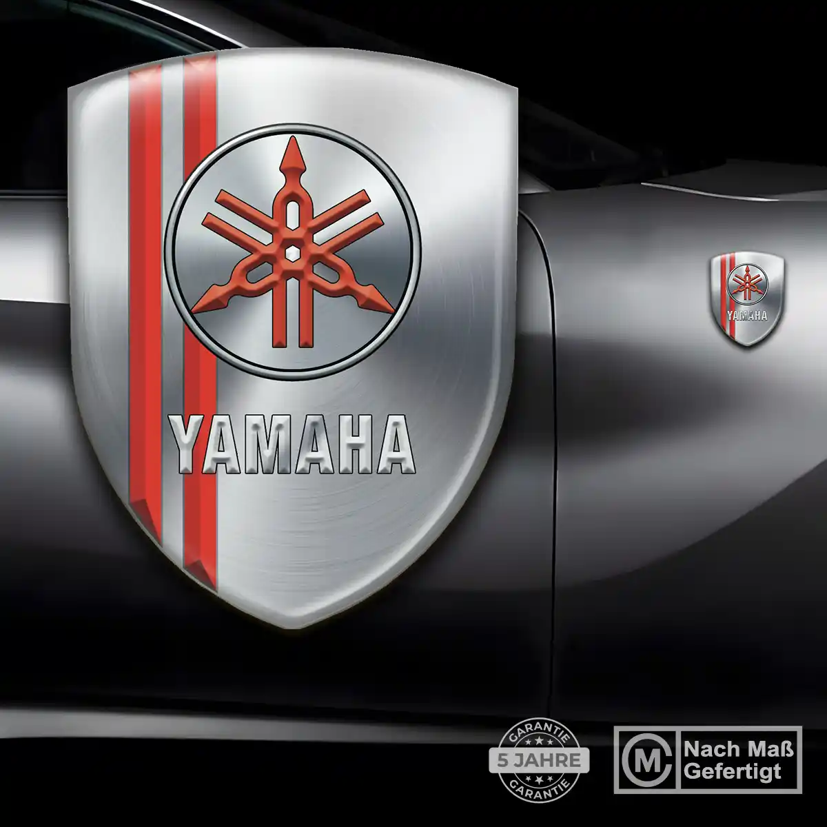 Yamaha Wappen Aufkleber Emblem Prestige-Edition