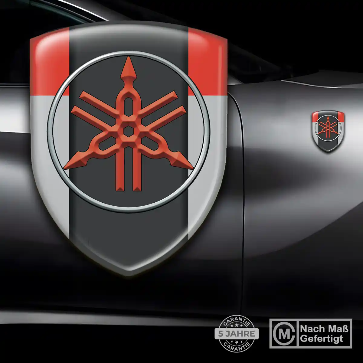 Yamaha Wappen Aufkleber Emblem Tuningfahrzeug