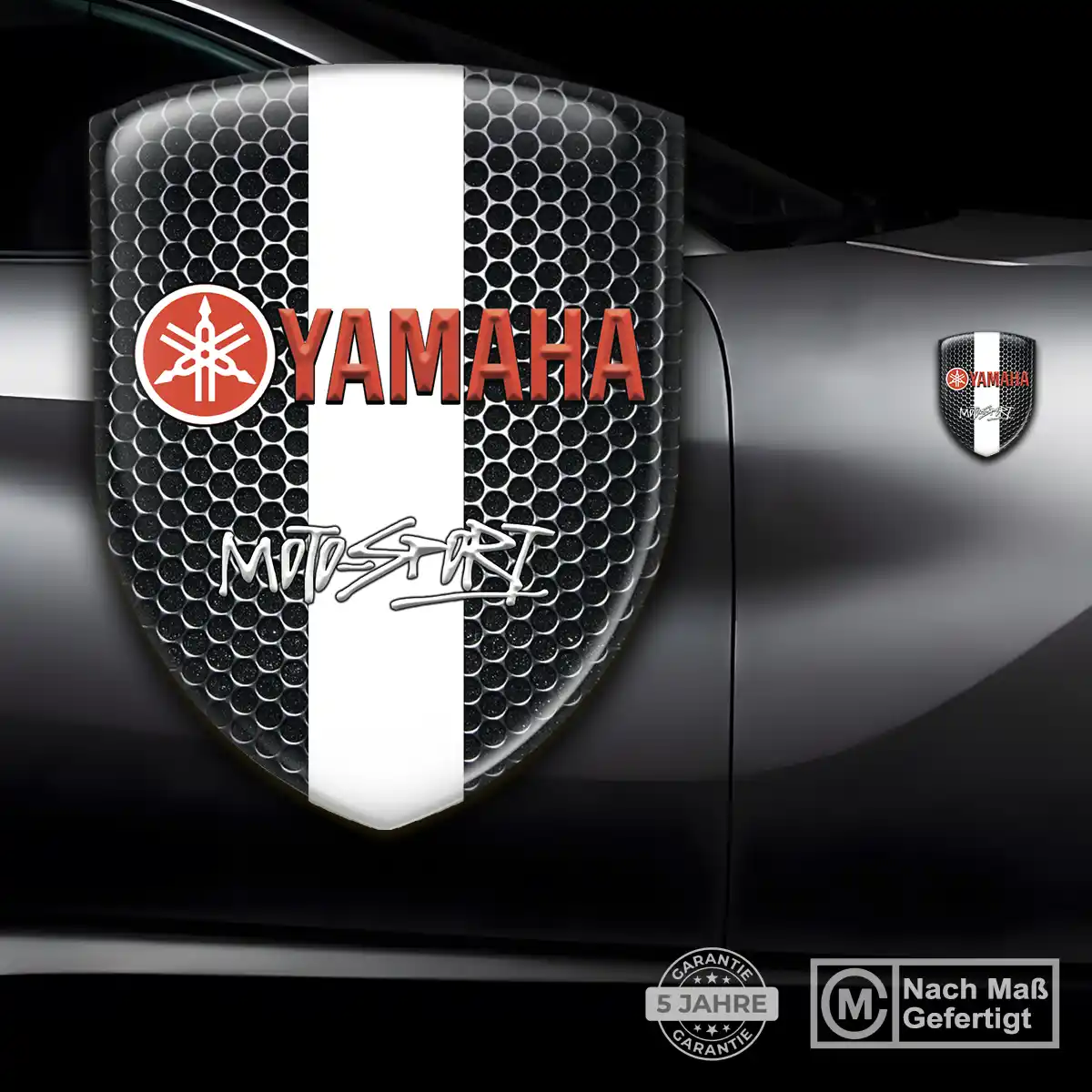 Yamaha Wappen Aufkleber Emblem Verlässliche Qualität