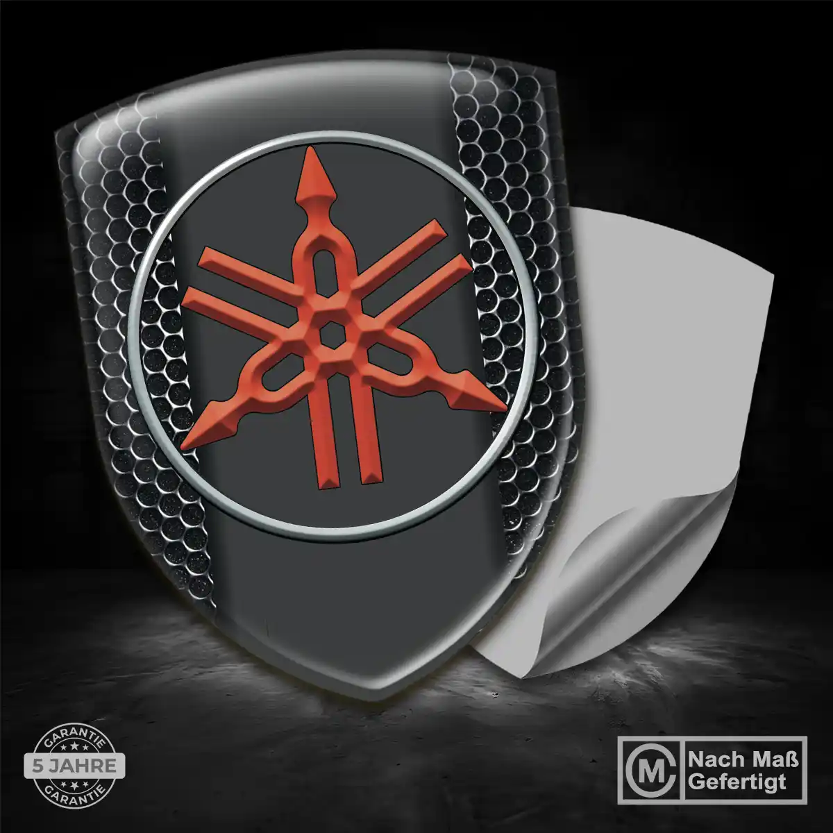 Yamaha Wappen Aufkleber Exterieurdesign