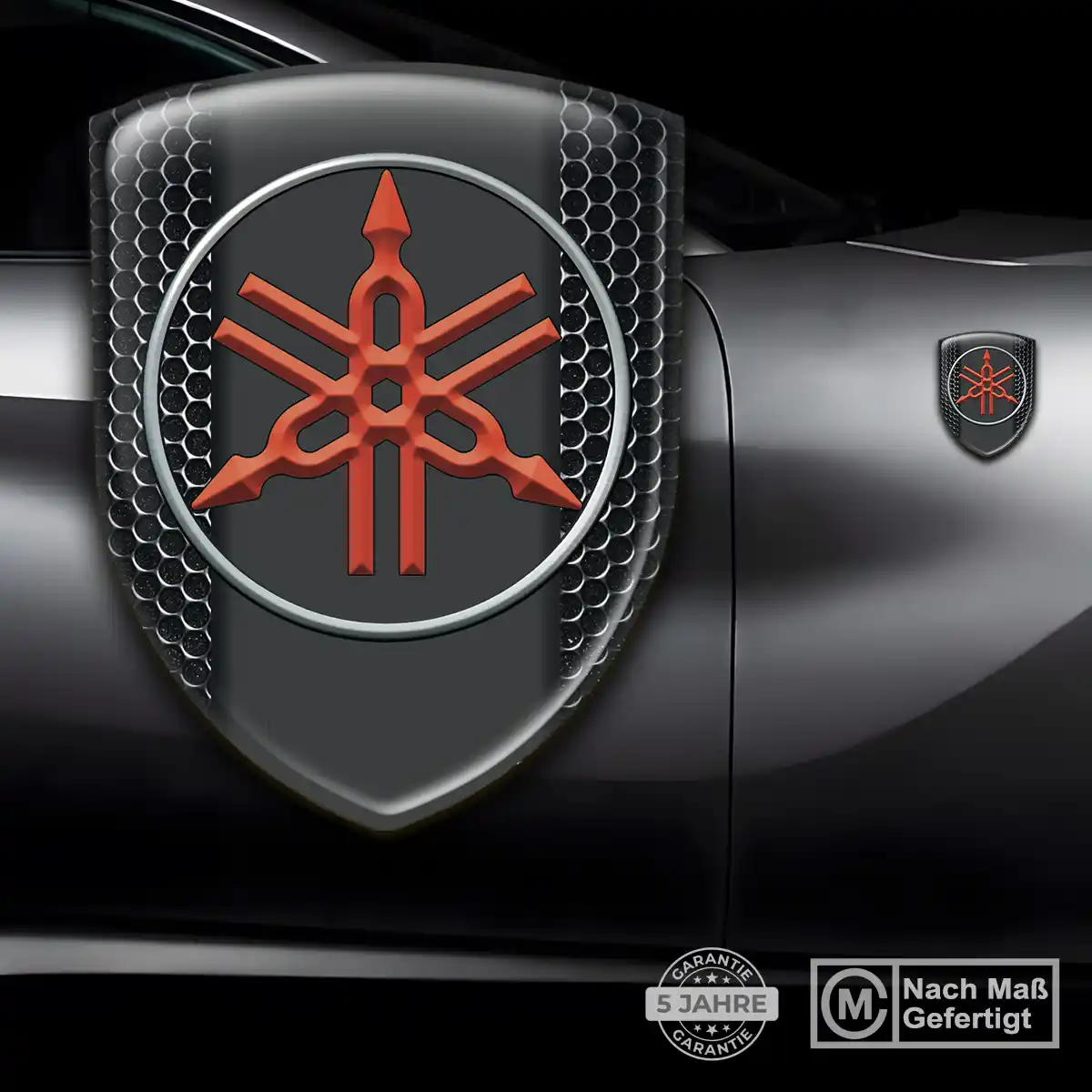 Yamaha Wappen Aufkleber Exterieurdesign