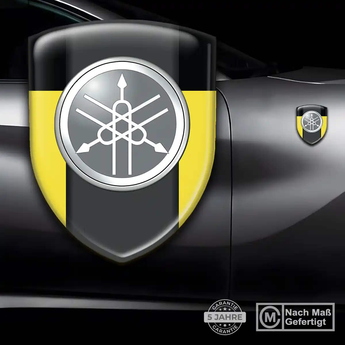Yamaha Wappen Aufkleber Hohe Qualität