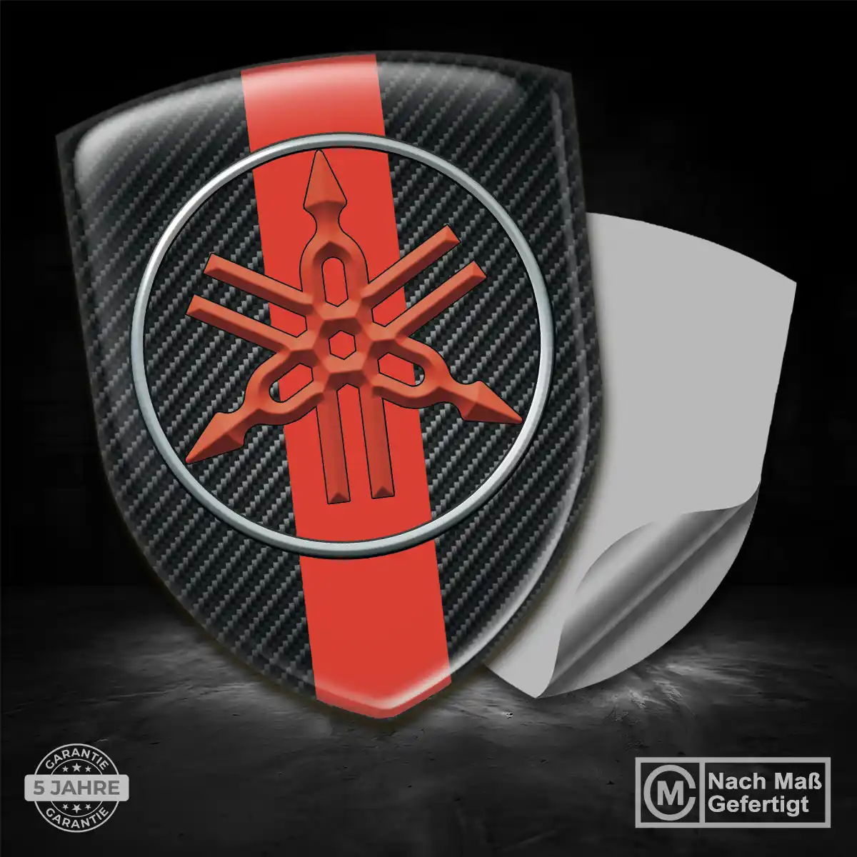 Yamaha Wappen Aufkleber Interieurdesign