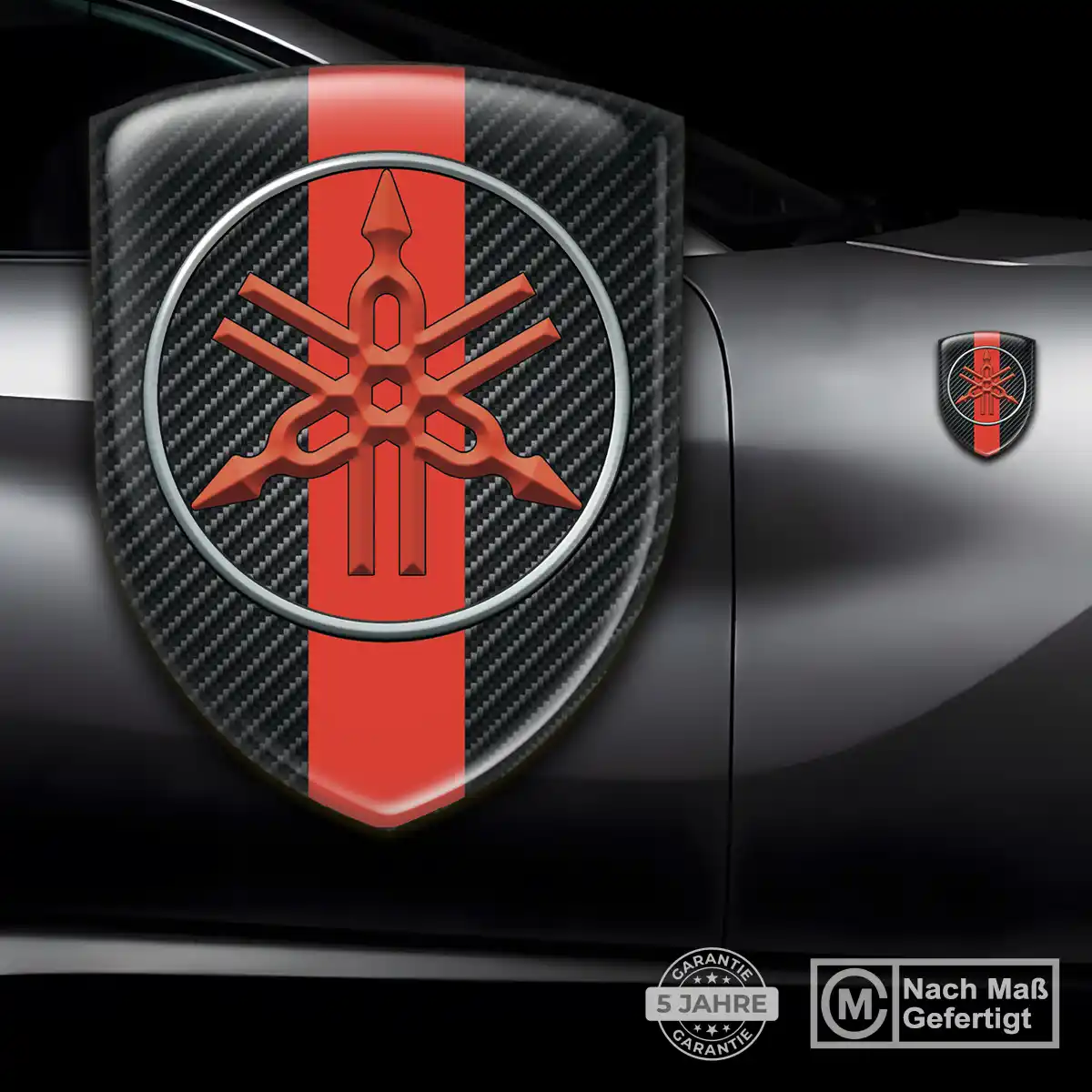 Yamaha Wappen Aufkleber Interieurdesign