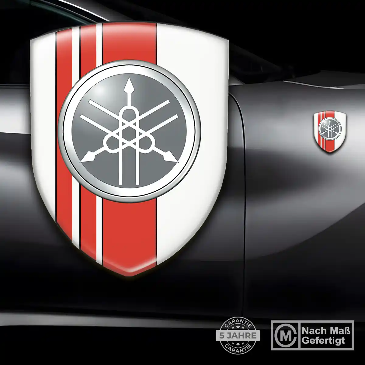 Yamaha Wappen Aufkleber Limitierte Auflage