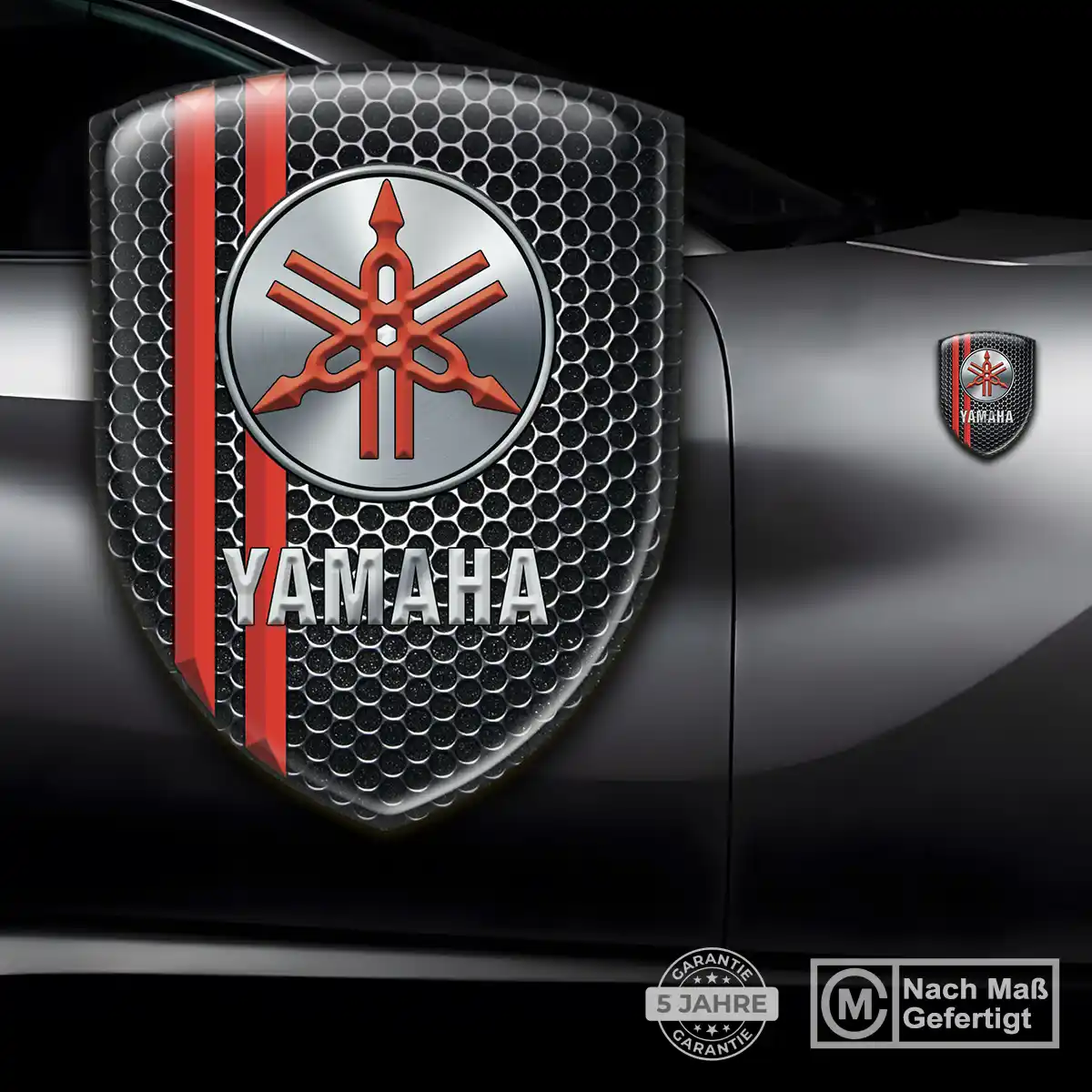 Yamaha Wappen Aufkleber Luxus-Edition