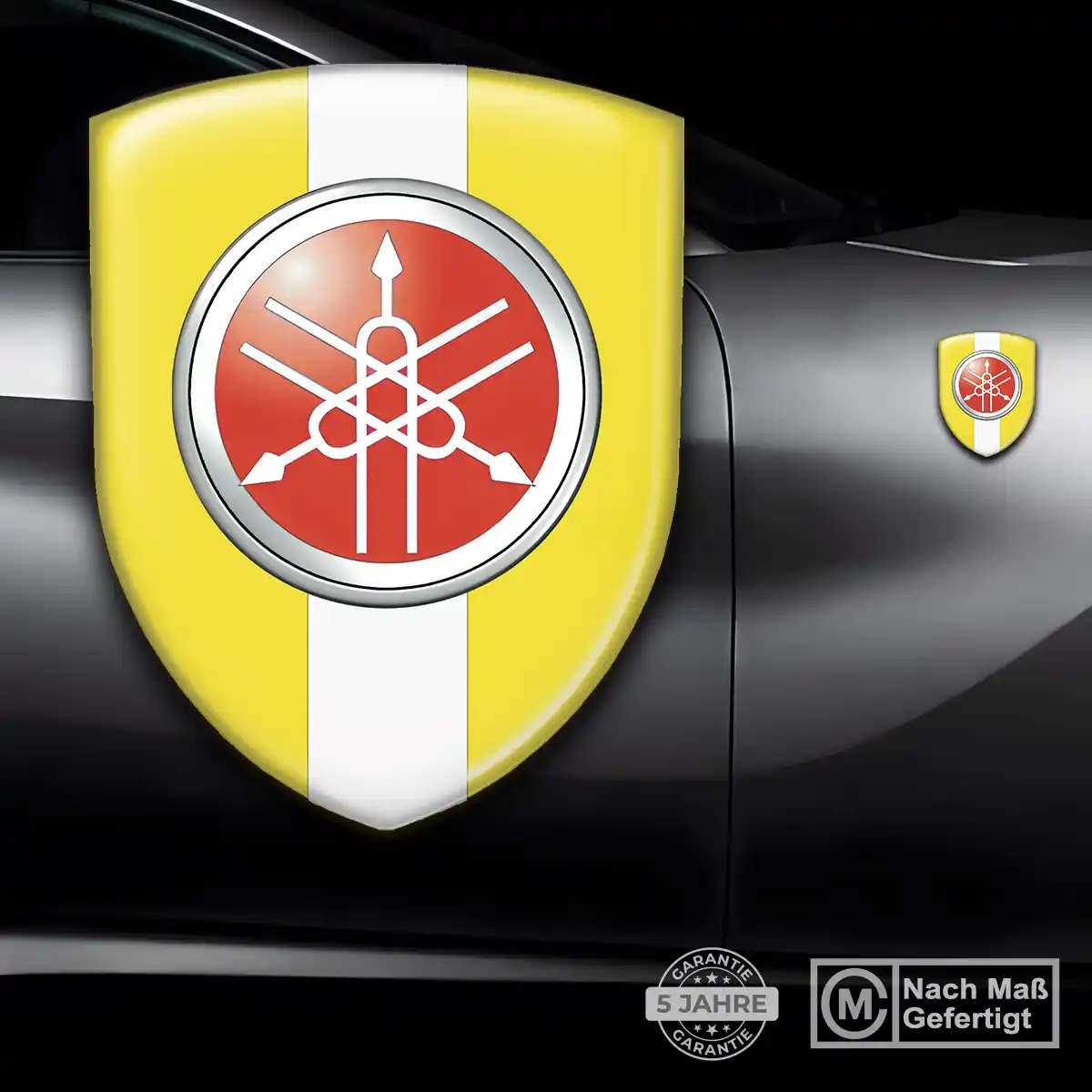 Yamaha Wappen Aufkleber Verlässliche Qualität