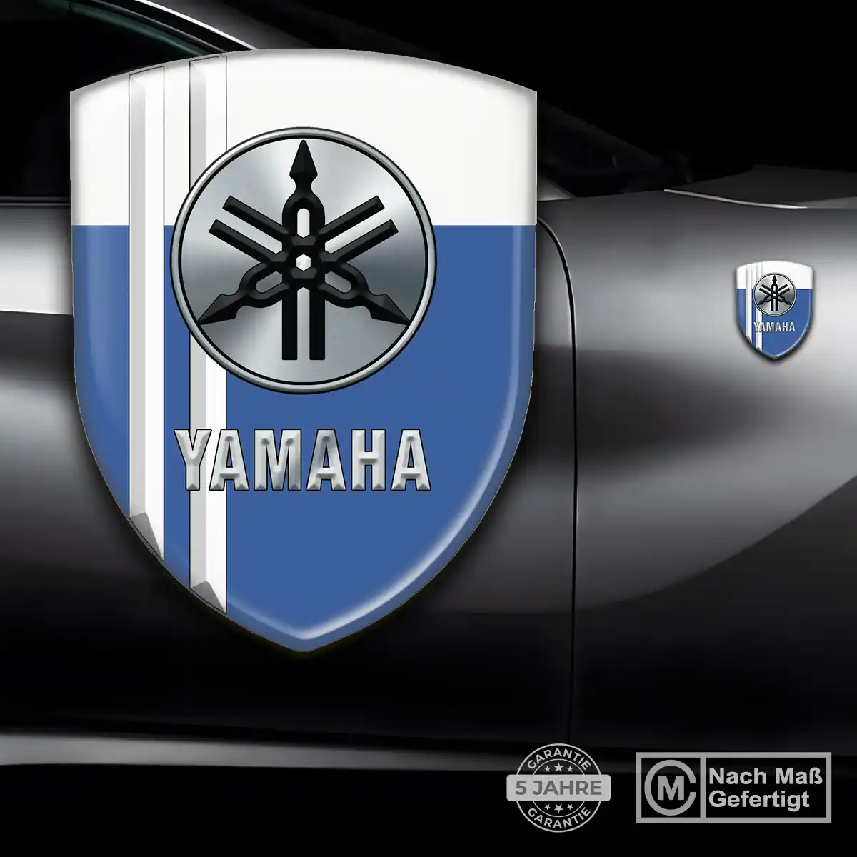 Yamaha Wappen Emblem Anspruchsvolles Design