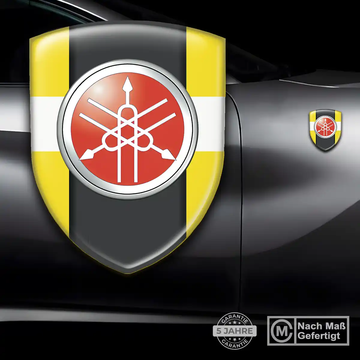Yamaha Wappen Emblem Aufkleber Auto Elegantes Design
