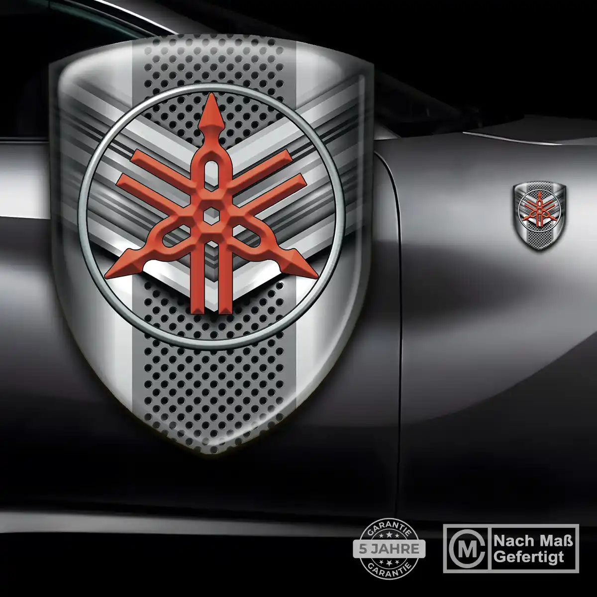 Yamaha Wappen Emblem Aufkleber Auto Hochwertiges Harz