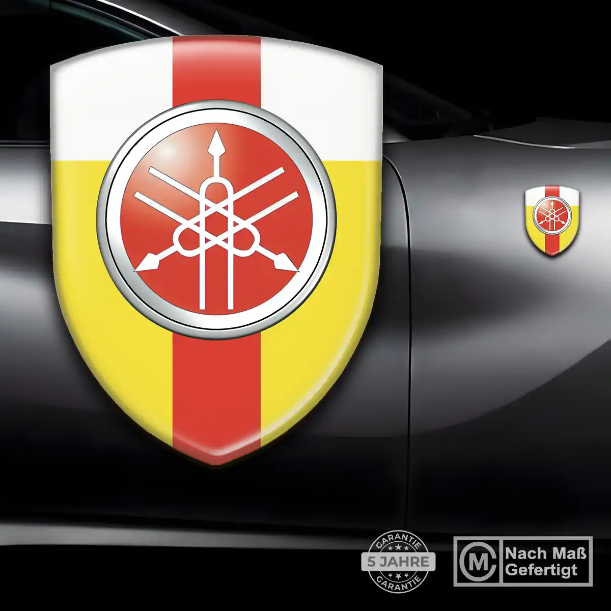 Yamaha Wappen Emblem Aufkleber Auto Markenedition