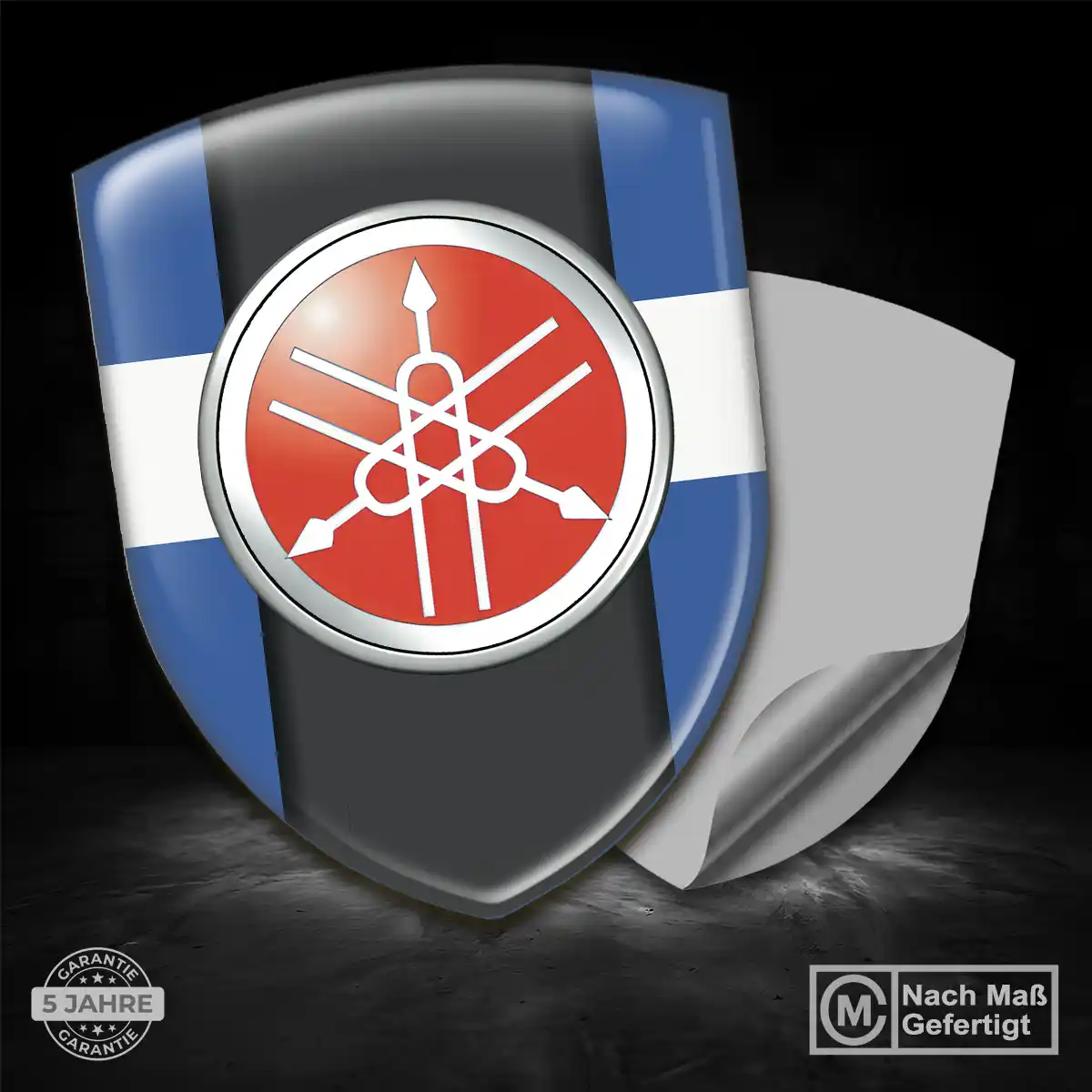 Yamaha Wappen Emblem Aufkleber Auto Premium-Edition