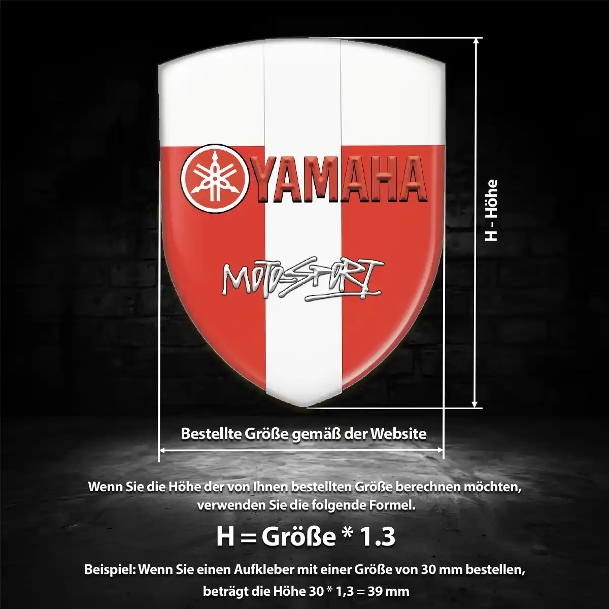 Yamaha Wappen Emblem Aufkleber Auto Premiumqualität