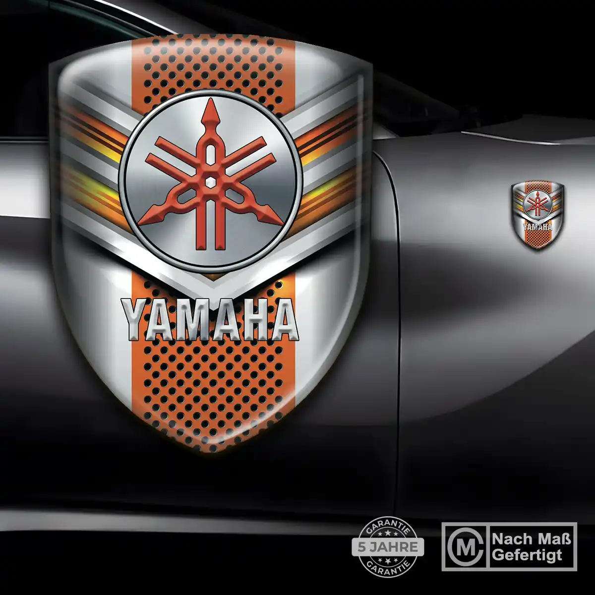 Yamaha Wappen Emblem Aufkleber Auto Stilvolles Design