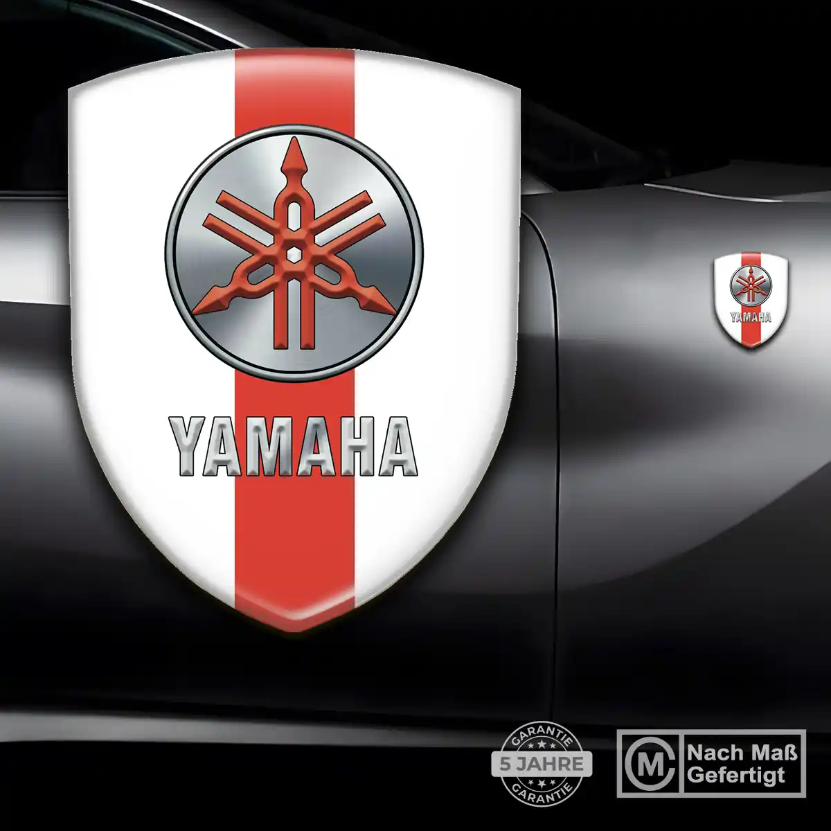 Yamaha Wappen Emblem Aufkleber Erstklassige Qualität