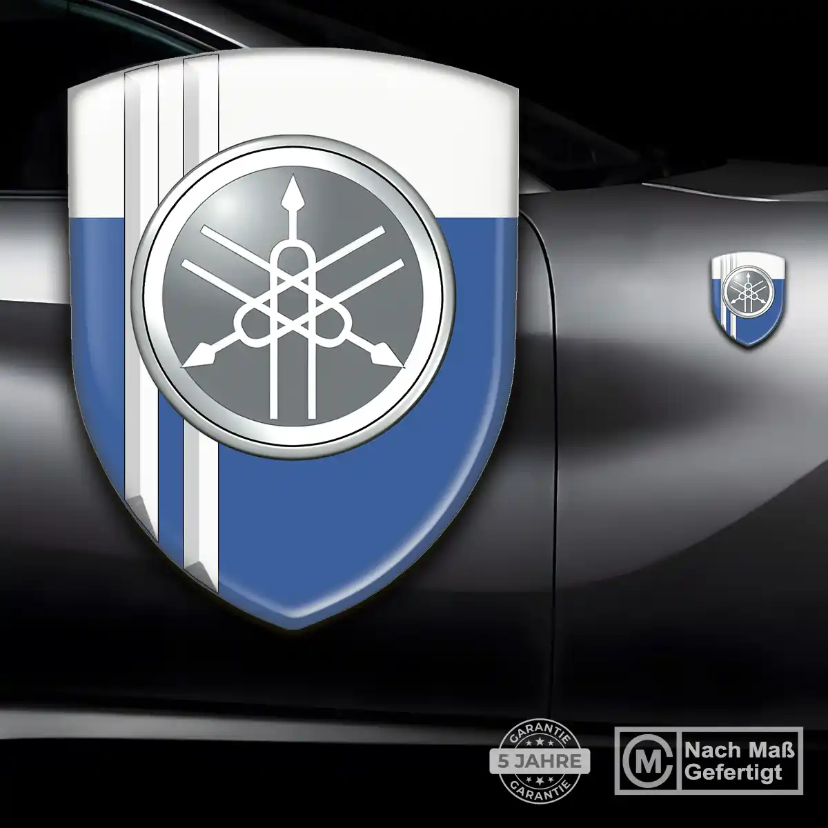 Yamaha Wappen Emblem Aufkleber Exterieurdesign