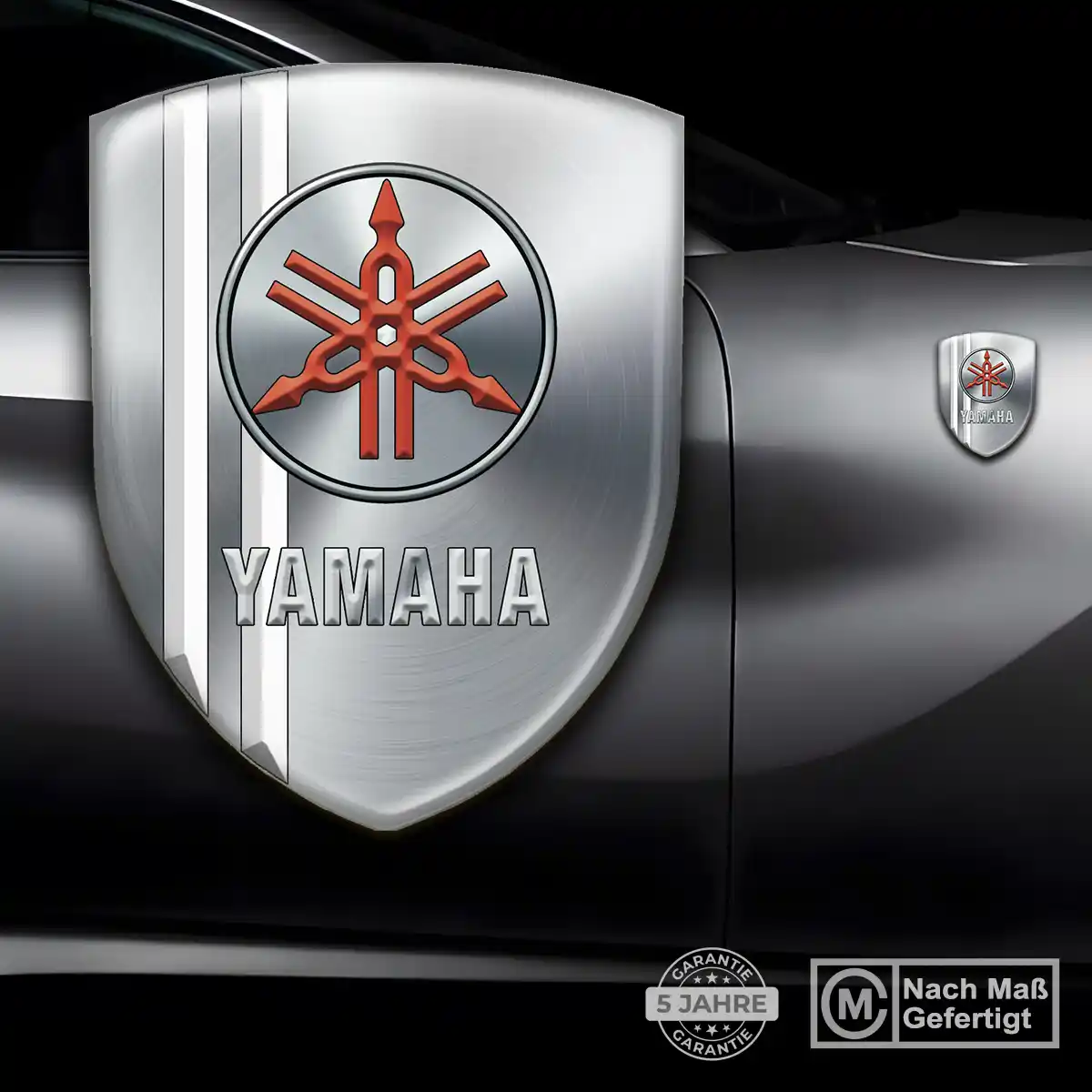Yamaha Wappen Emblem Aufkleber Höchste Qualität