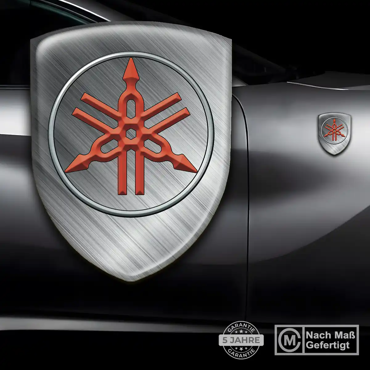 Yamaha Wappen Emblem Aufkleber Interieurdesign