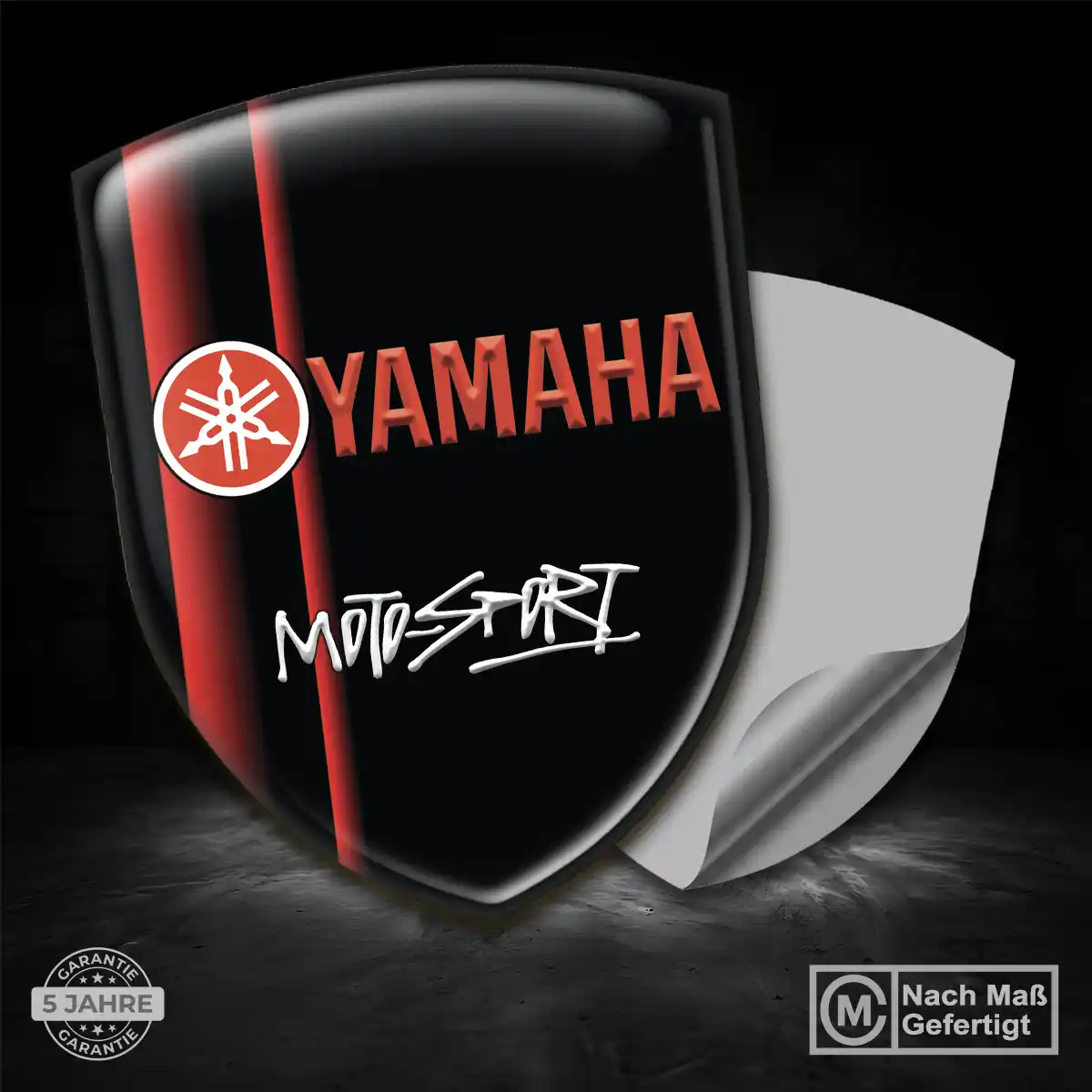 Yamaha Wappen Emblem Aufkleber Premiumqualität
