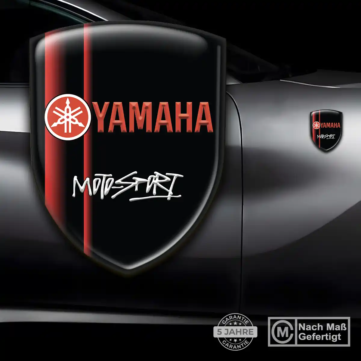 Yamaha Wappen Emblem Aufkleber Premiumqualität