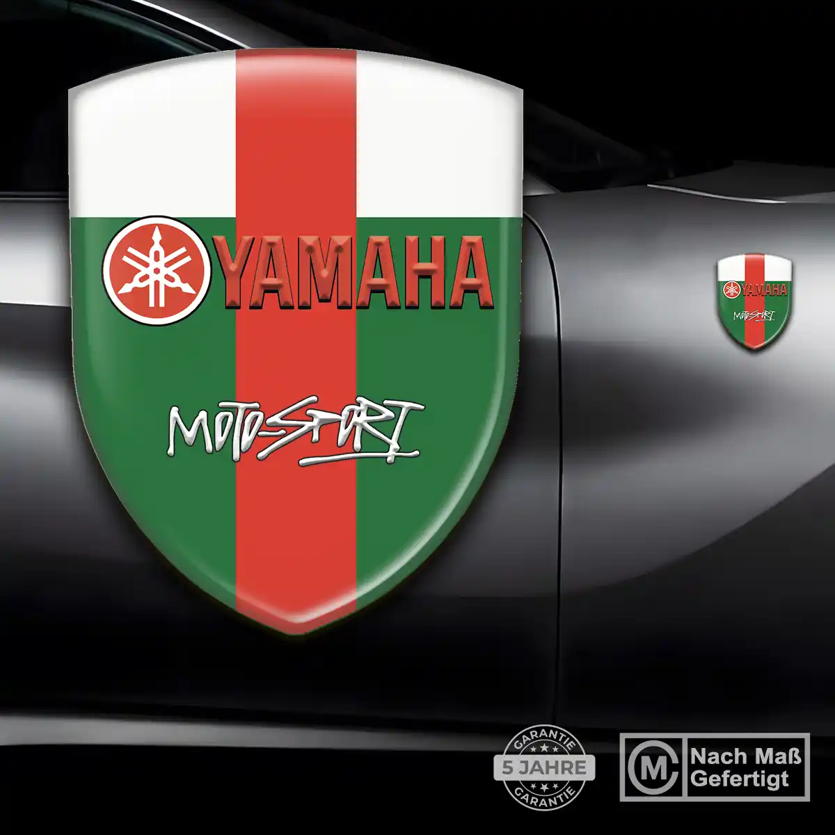 Yamaha Wappen Emblem Aufkleber Tuningfahrzeug