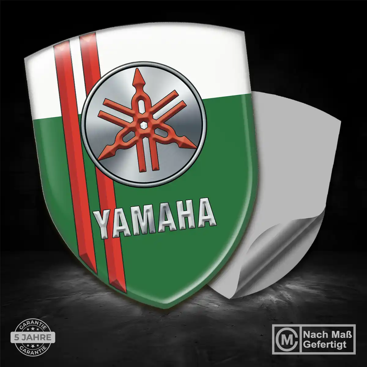 Yamaha Wappen Emblem Aufkleber Verlässliche Qualität
