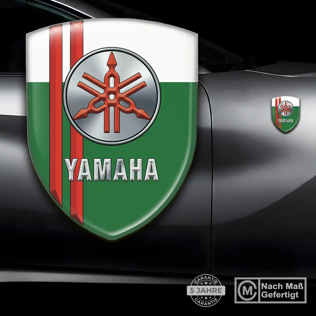 Yamaha Wappen Emblem Aufkleber Verlässliche Qualität