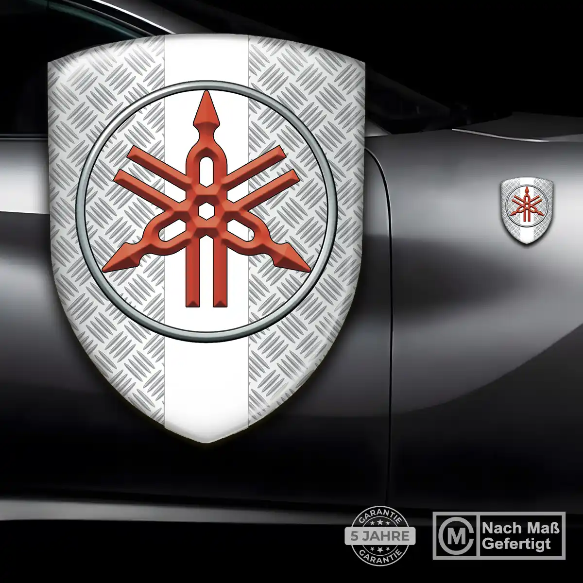 Yamaha Wappen Emblem Auto Anspruchsvolles Design