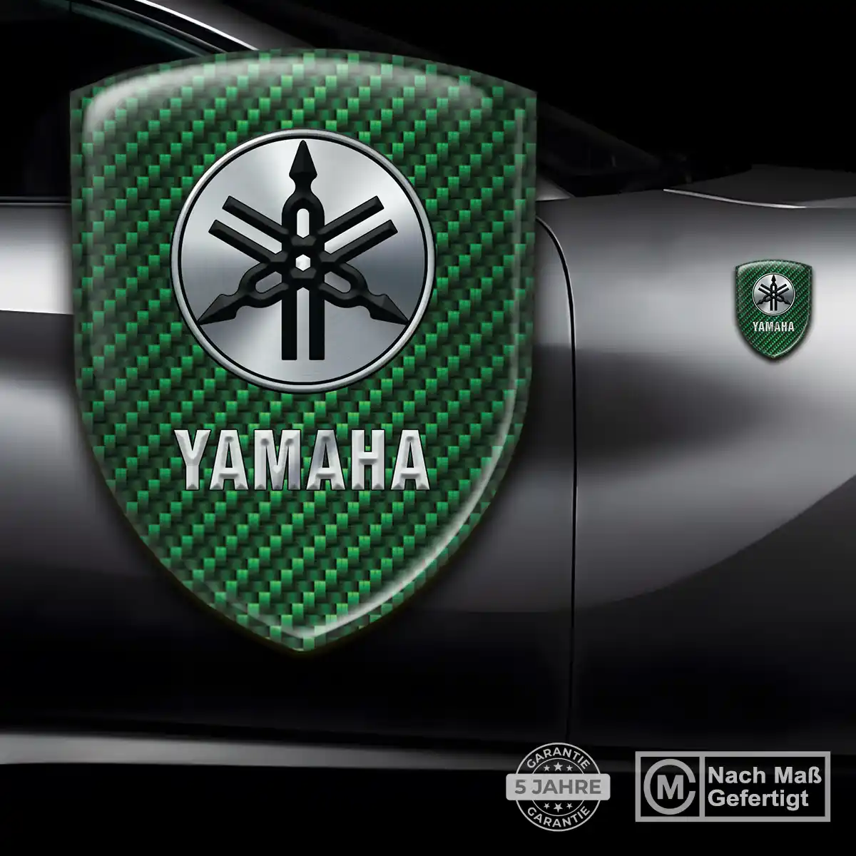 Yamaha Wappen Emblem Auto Ausdrucksstarkes Design