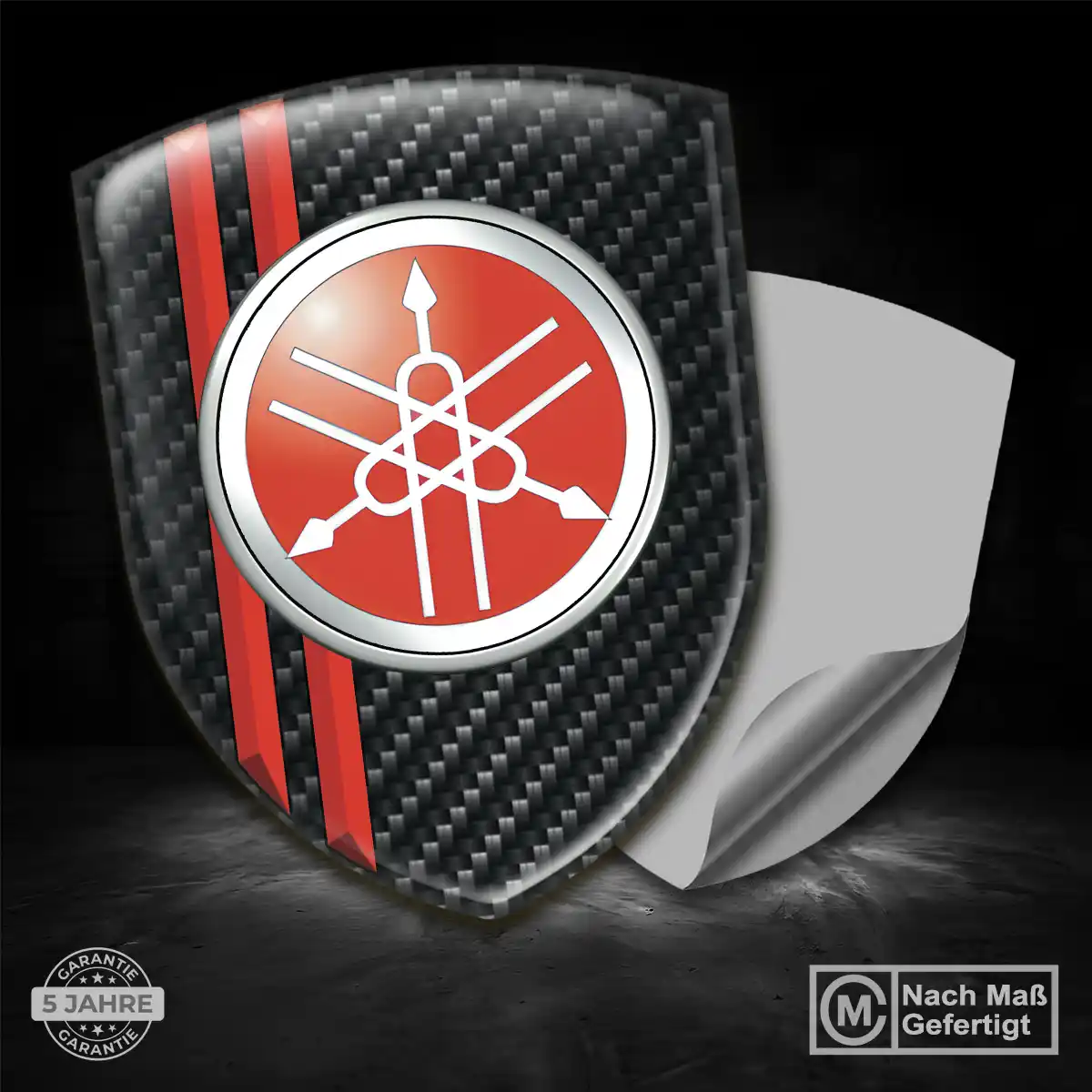 Yamaha Wappen Emblem Auto Edles Design