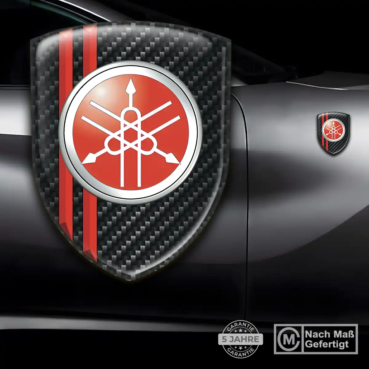 Yamaha Wappen Emblem Auto Edles Design