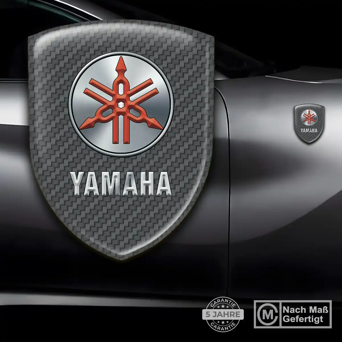 Yamaha Wappen Emblem Auto Elegantes Design