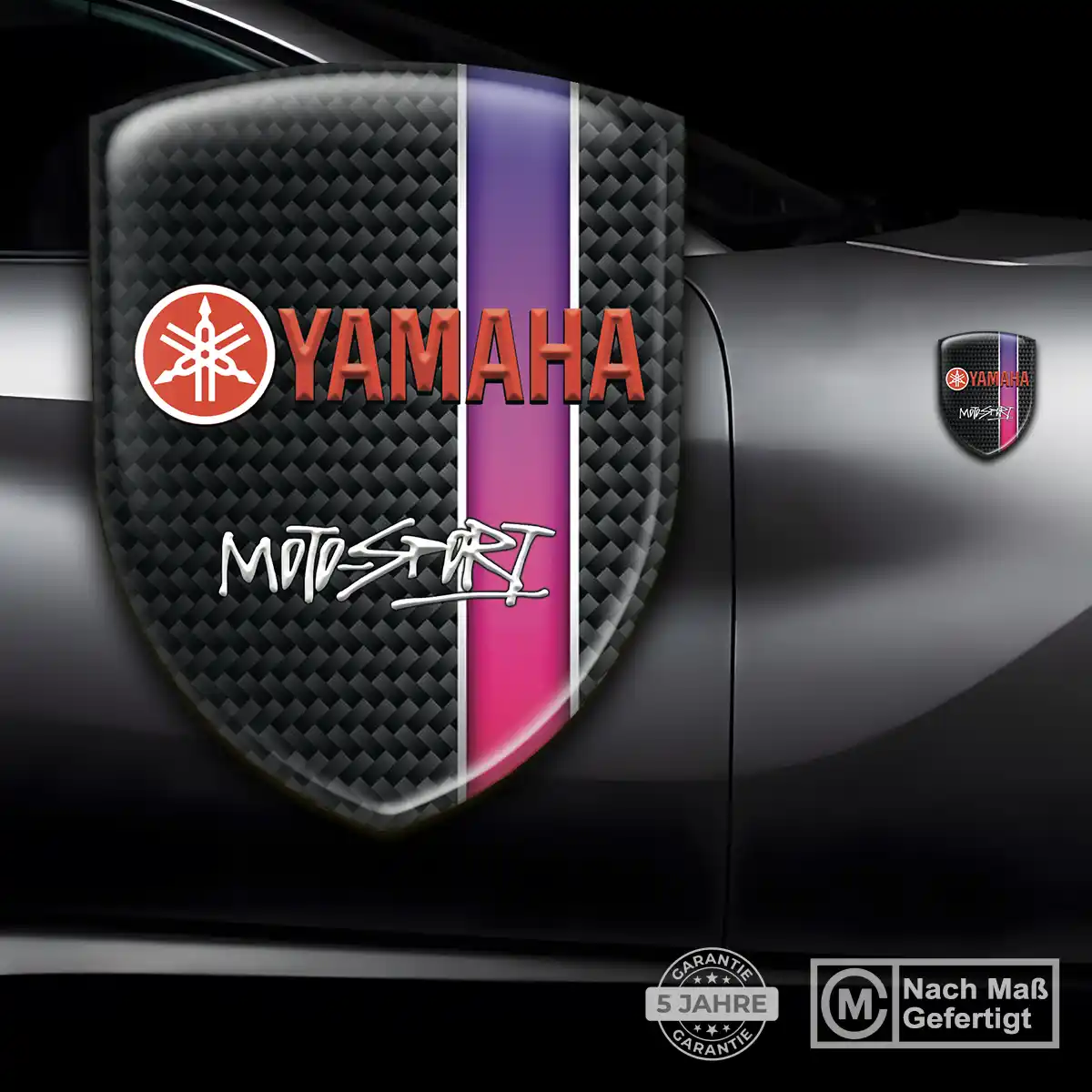 Yamaha Wappen Emblem Auto Erstklassige Qualität