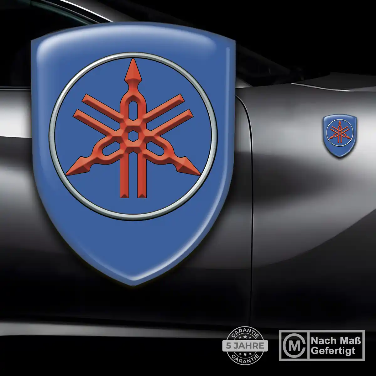 Yamaha Wappen Emblem Auto Exterieurdesign