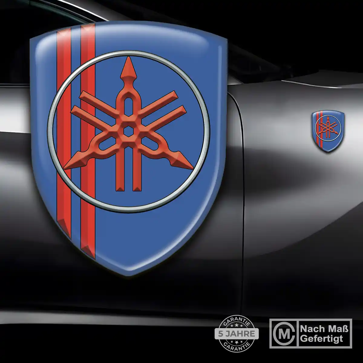 Yamaha Wappen Emblem Auto Hochwertiges Harz