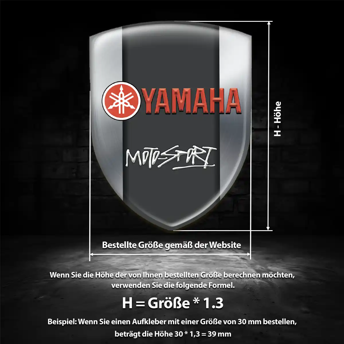 Yamaha Wappen Emblem Auto Interieurdesign