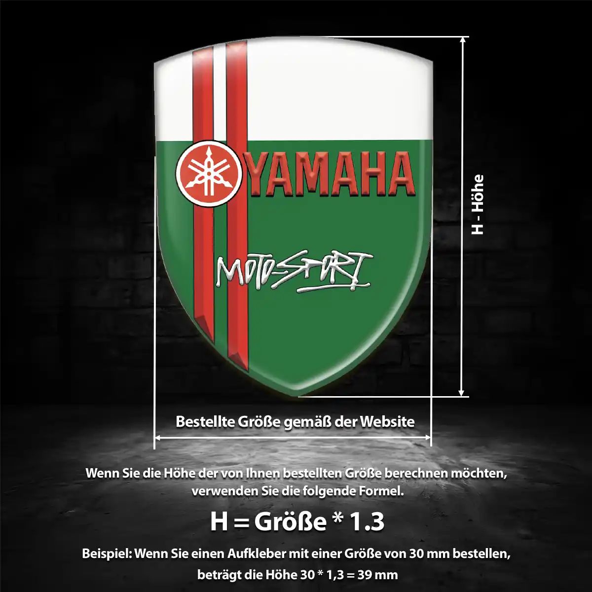 Yamaha Wappen Emblem Auto Limitierte Auflage