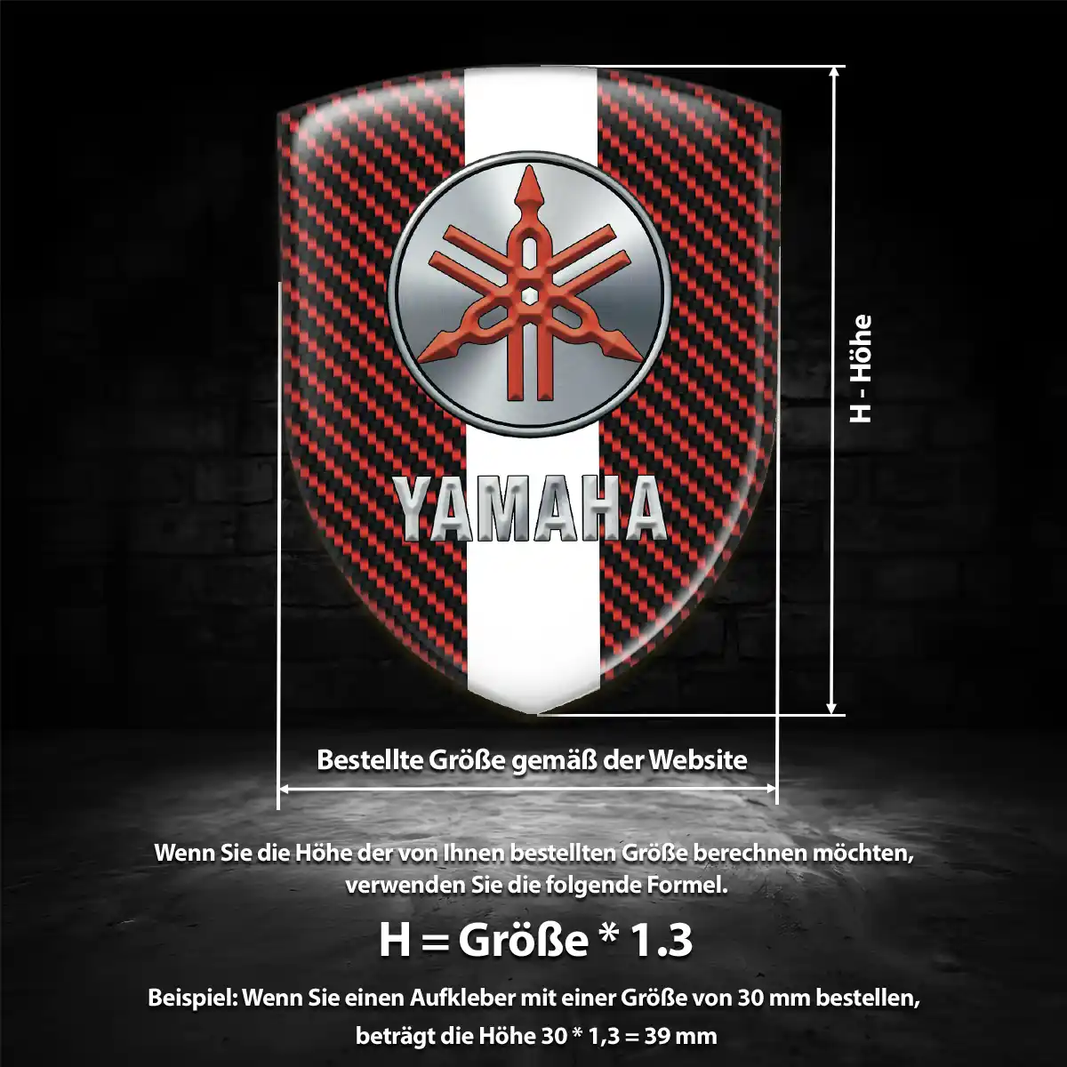 Yamaha Wappen Emblem Auto Luxus-Edition