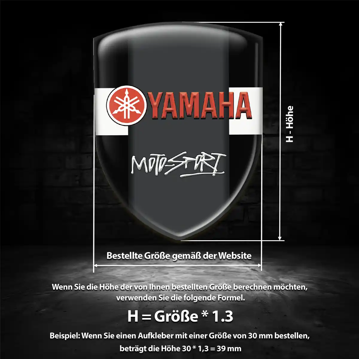 Yamaha Wappen Emblem Auto Modernes Design