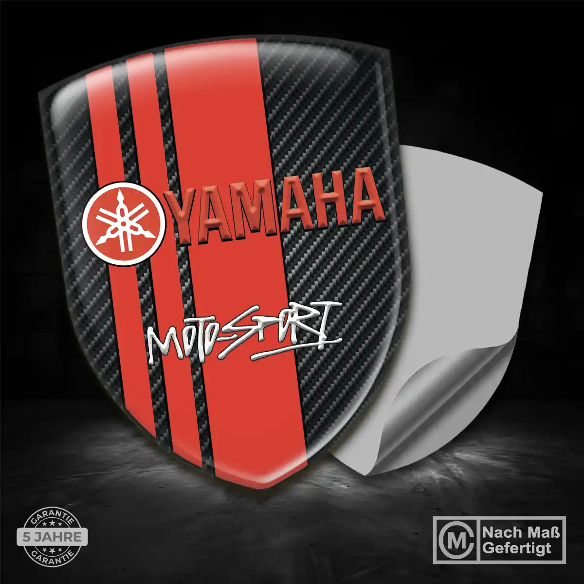 Yamaha Wappen Emblem Auto Stilvolles Design