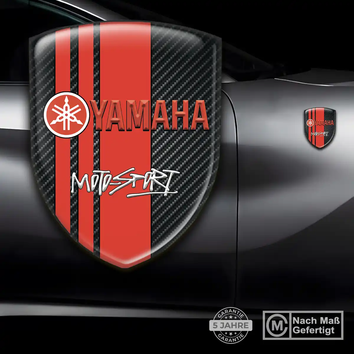 Yamaha Wappen Emblem Auto Stilvolles Design