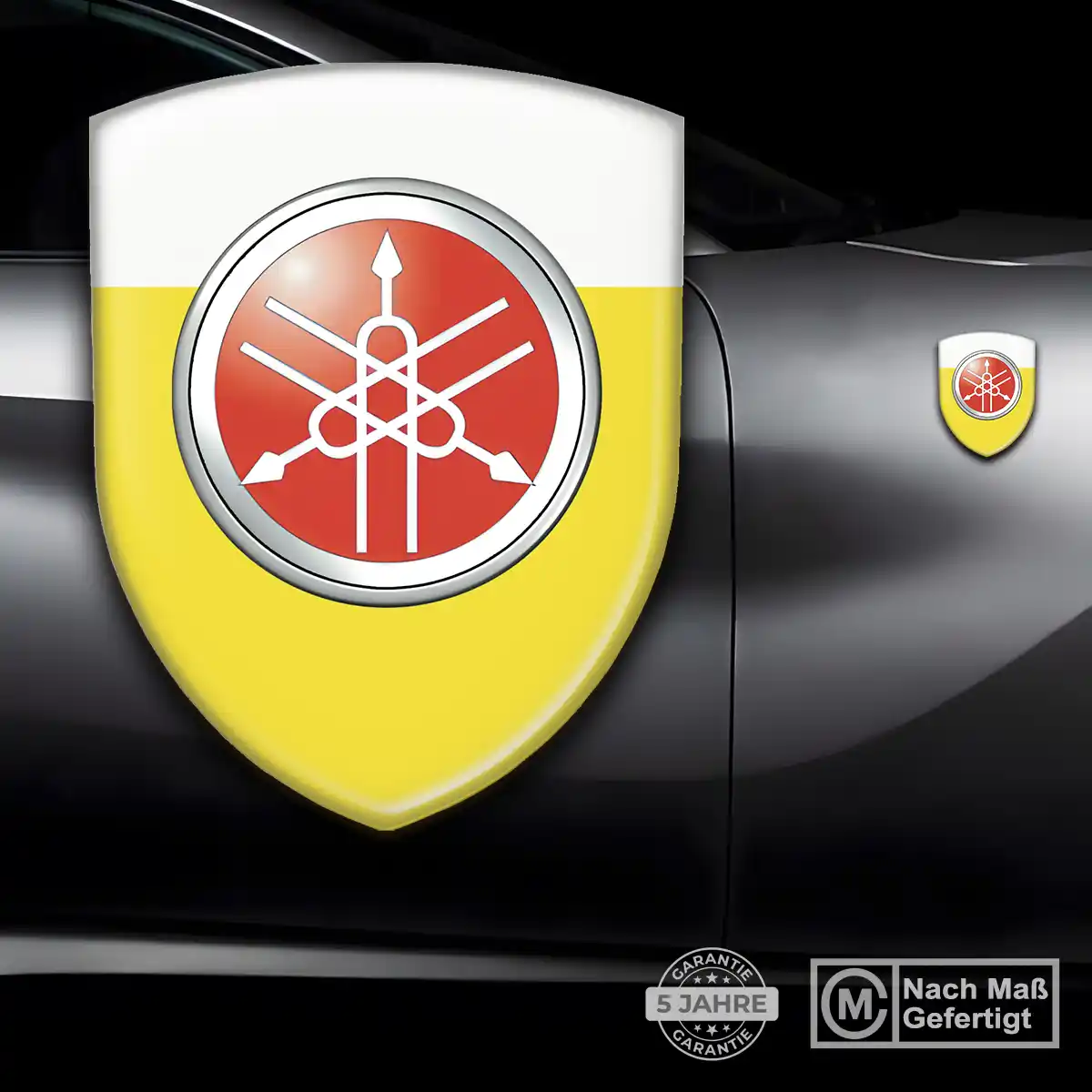 Yamaha Wappen Emblem Überzeugende Qualität